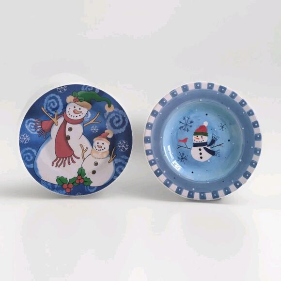 Snowman Cookie Bundle - Plates, Cookie Tray, Cookie Box, Present Box, Candy Bags - Picture 6 of 14